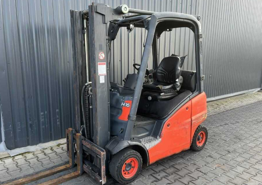 Linde H16T-01 - رافعة شوكية تعمل بالغاز: صورة 1 Linde H16T-01 - رافعة شوكية تعمل بالغاز: صورة 1
