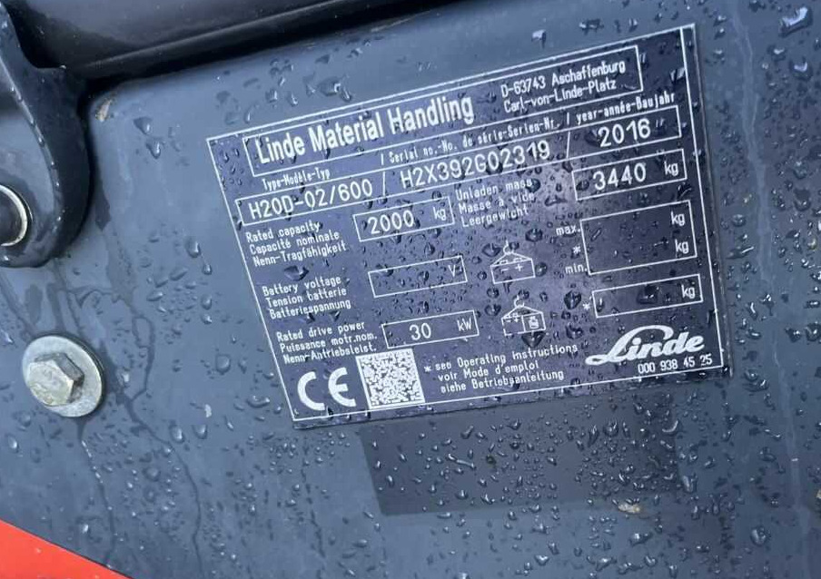 Linde H20D-02/600 - رافعة شوكية ديزل: صورة 4 Linde H20D-02/600 - رافعة شوكية ديزل: صورة 4