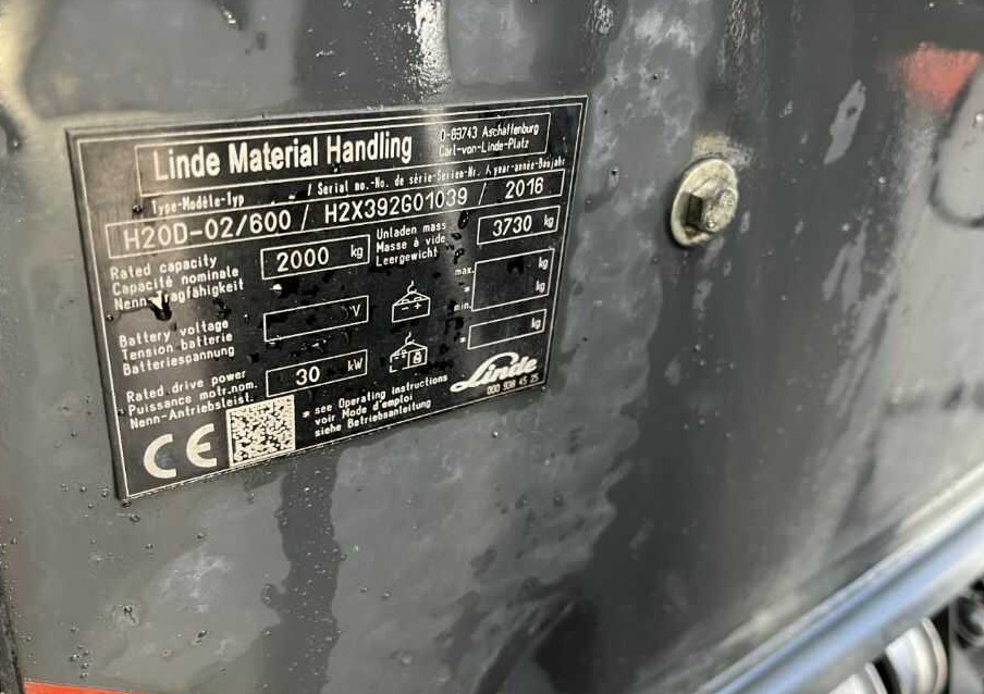 Linde H20D-02/600 - رافعة شوكية ديزل: صورة 4 Linde H20D-02/600 - رافعة شوكية ديزل: صورة 4