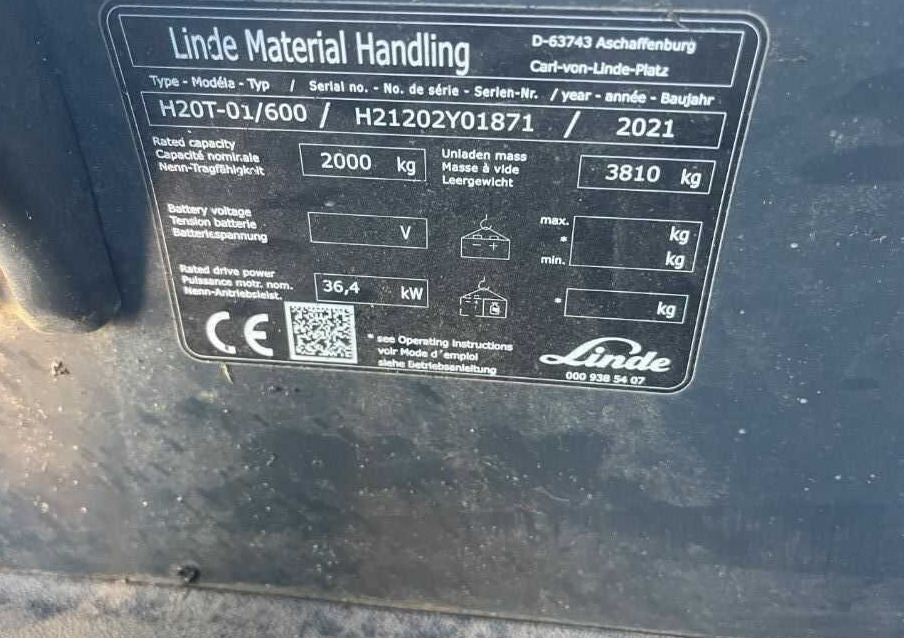 Linde H20T-01/600 - رافعة شوكية تعمل بالغاز: صورة 4 Linde H20T-01/600 - رافعة شوكية تعمل بالغاز: صورة 4
