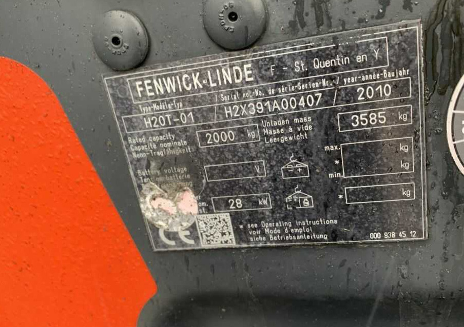 Linde H20T-01 - رافعة شوكية تعمل بالغاز: صورة 4 Linde H20T-01 - رافعة شوكية تعمل بالغاز: صورة 4