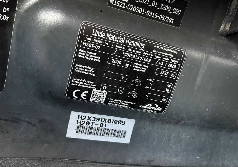 Linde H20T-01 - رافعة شوكية تعمل بالغاز: صورة 4 Linde H20T-01 - رافعة شوكية تعمل بالغاز: صورة 4