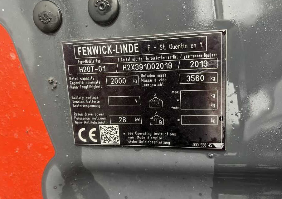 Linde H20T-01 - رافعة شوكية تعمل بالغاز: صورة 4 Linde H20T-01 - رافعة شوكية تعمل بالغاز: صورة 4