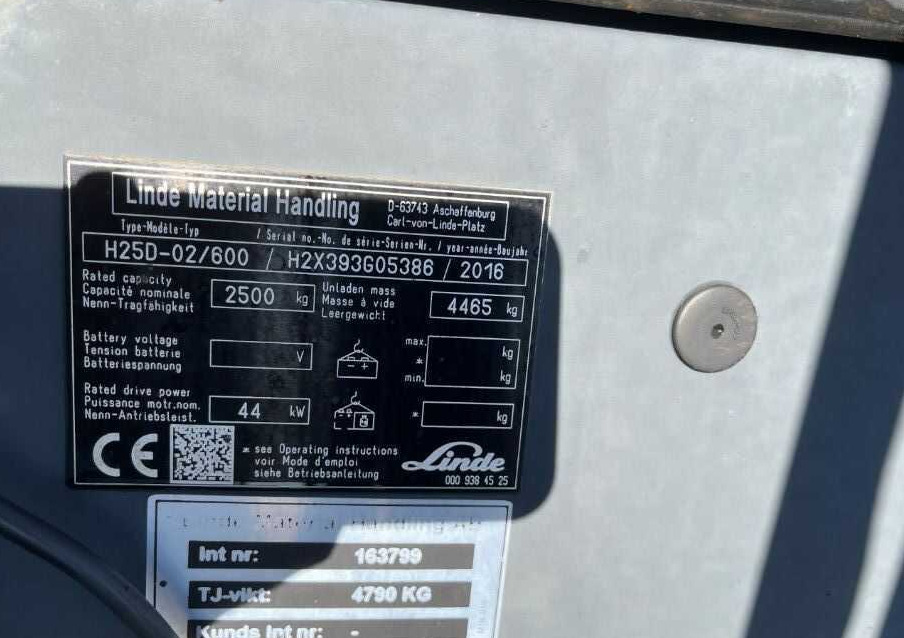 Linde H25D-02/600 - رافعة شوكية ديزل: صورة 4 Linde H25D-02/600 - رافعة شوكية ديزل: صورة 4