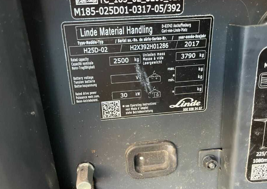Linde H25D-02 - رافعة شوكية ديزل: صورة 4 Linde H25D-02 - رافعة شوكية ديزل: صورة 4