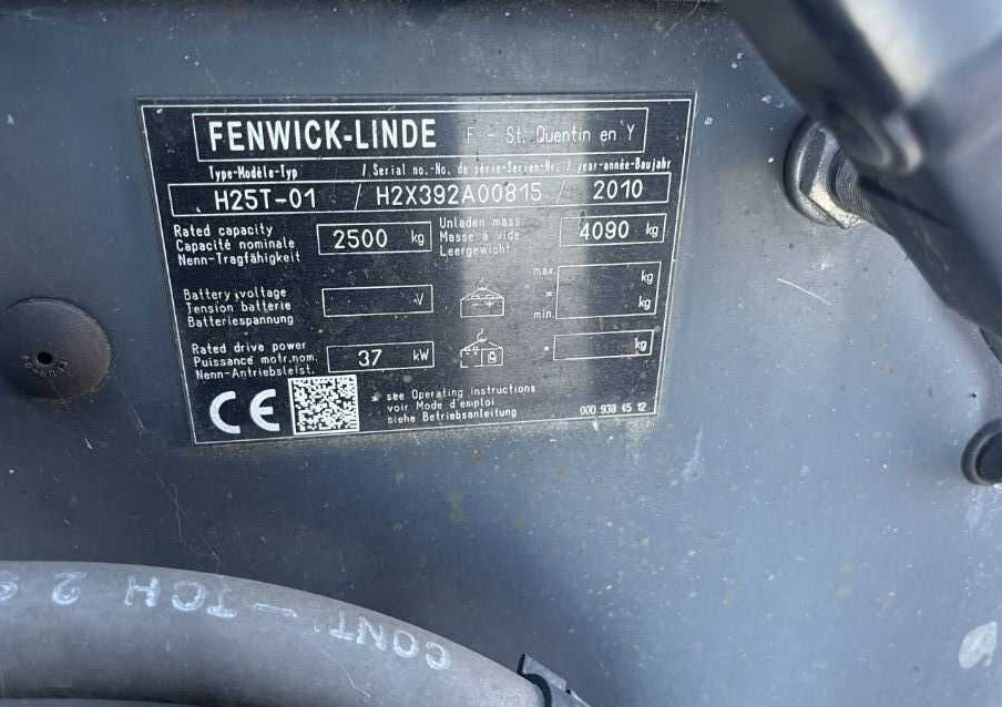 Linde H25T-01 - رافعة شوكية تعمل بالغاز: صورة 4 Linde H25T-01 - رافعة شوكية تعمل بالغاز: صورة 4