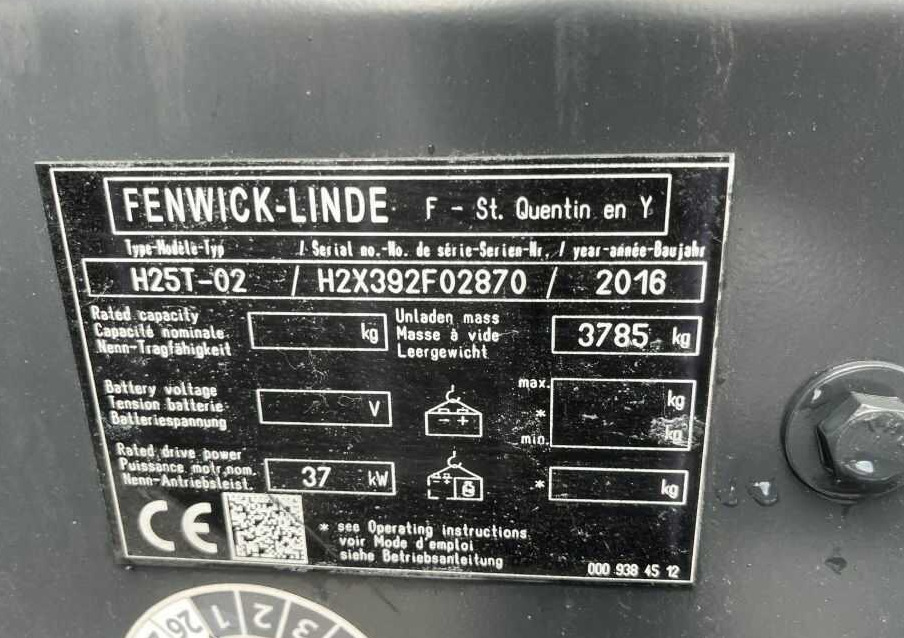 Linde H25T-02 - رافعة شوكية تعمل بالغاز: صورة 4 Linde H25T-02 - رافعة شوكية تعمل بالغاز: صورة 4