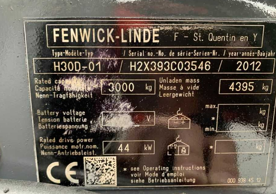 رافعة شوكية ديزل Linde H30D-01: صورة 6 رافعة شوكية ديزل Linde H30D-01: صورة 6