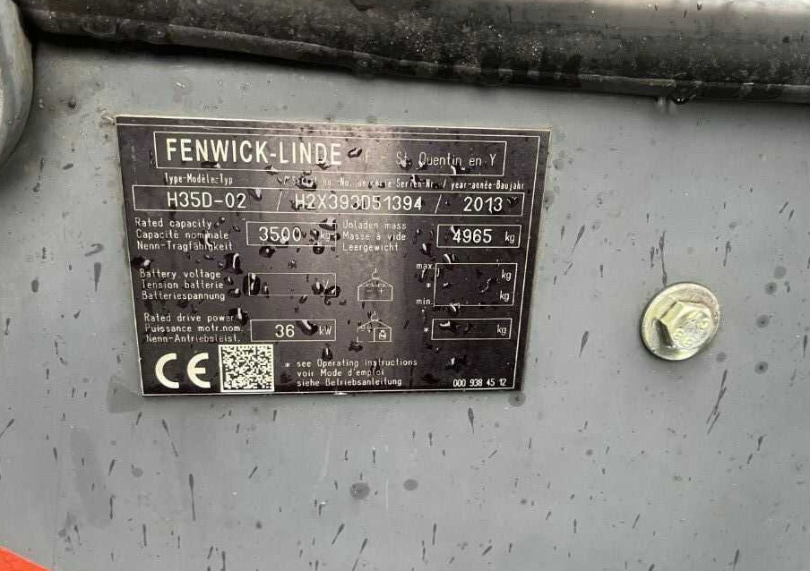 Linde H35D-02 - رافعة شوكية ديزل: صورة 4 Linde H35D-02 - رافعة شوكية ديزل: صورة 4