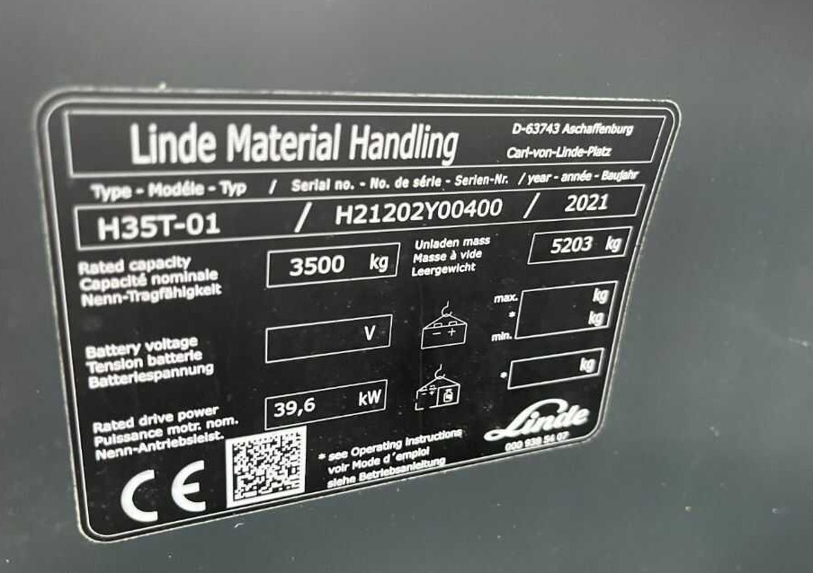 Linde H35T-01 - رافعة شوكية تعمل بالغاز: صورة 4 Linde H35T-01 - رافعة شوكية تعمل بالغاز: صورة 4