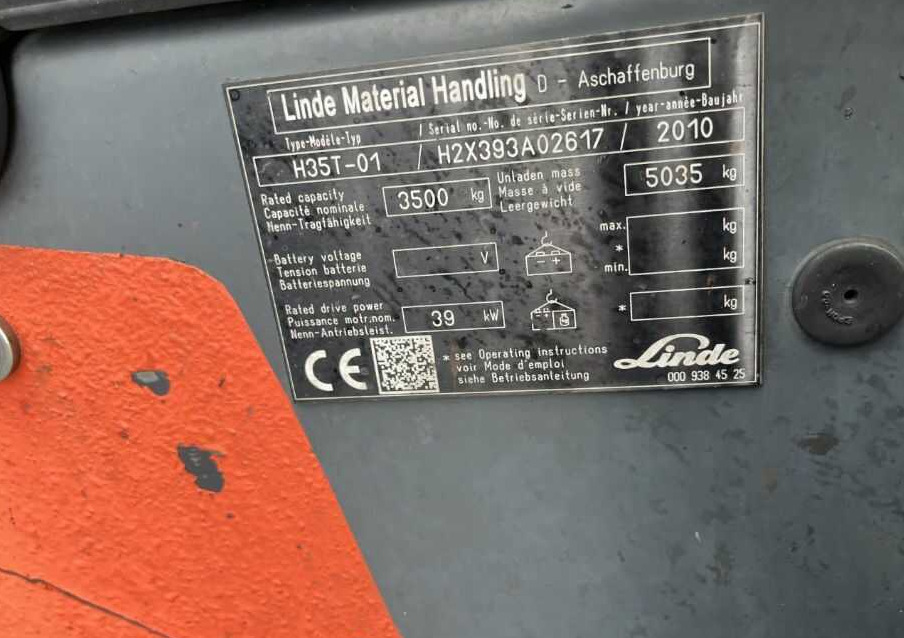 Linde H35T-01 - رافعة شوكية تعمل بالغاز: صورة 4 Linde H35T-01 - رافعة شوكية تعمل بالغاز: صورة 4