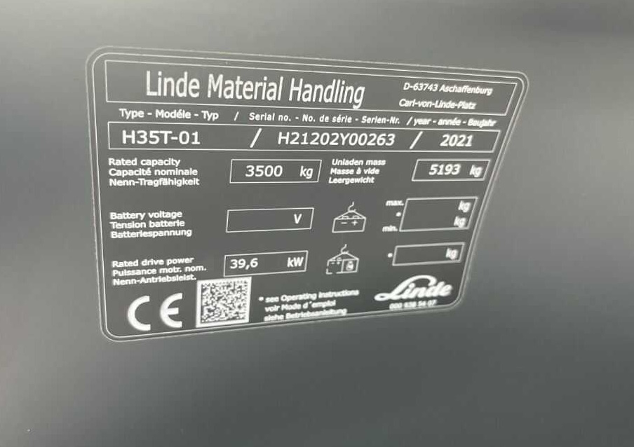 Linde H35T-01 - رافعة شوكية تعمل بالغاز: صورة 4 Linde H35T-01 - رافعة شوكية تعمل بالغاز: صورة 4