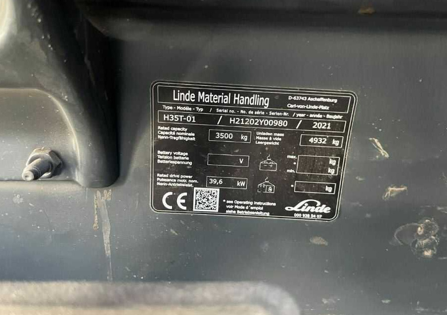 Linde H35T-01 - رافعة شوكية تعمل بالغاز: صورة 4 Linde H35T-01 - رافعة شوكية تعمل بالغاز: صورة 4