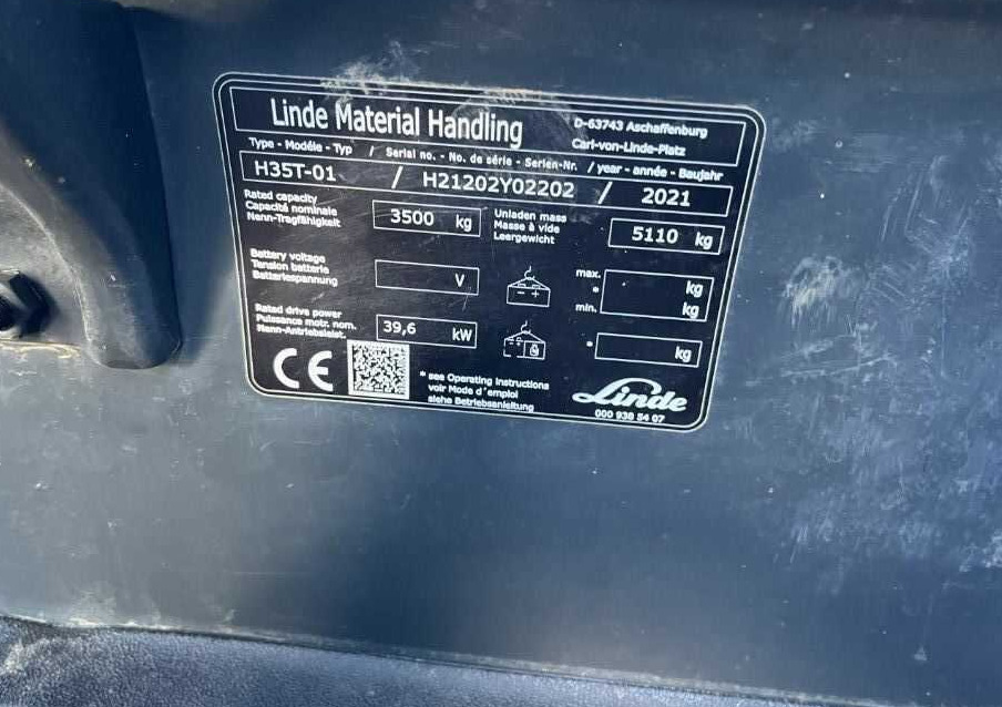 Linde H35T-01 - رافعة شوكية تعمل بالغاز: صورة 4 Linde H35T-01 - رافعة شوكية تعمل بالغاز: صورة 4