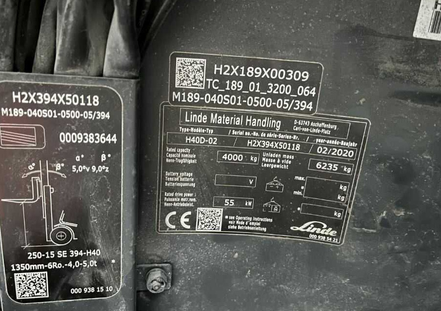 Linde H40D-02 - رافعة شوكية ديزل: صورة 4 Linde H40D-02 - رافعة شوكية ديزل: صورة 4