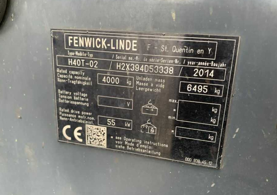 Linde H40T-02 - رافعة شوكية تعمل بالغاز: صورة 4 Linde H40T-02 - رافعة شوكية تعمل بالغاز: صورة 4