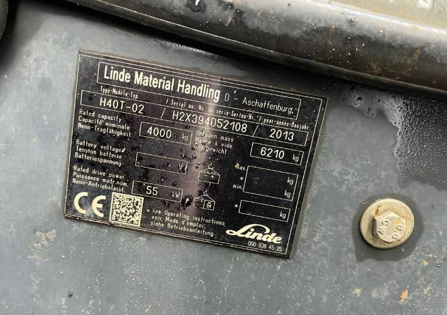 Linde H40T-02 - رافعة شوكية تعمل بالغاز: صورة 4 Linde H40T-02 - رافعة شوكية تعمل بالغاز: صورة 4
