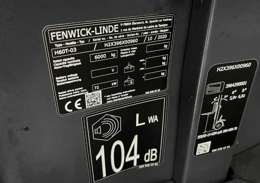 Linde H60T-03 - رافعة شوكية تعمل بالغاز: صورة 4 Linde H60T-03 - رافعة شوكية تعمل بالغاز: صورة 4