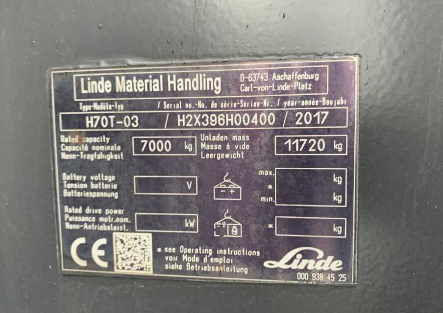 Linde H70T-03 - رافعة شوكية تعمل بالغاز: صورة 2 Linde H70T-03 - رافعة شوكية تعمل بالغاز: صورة 2