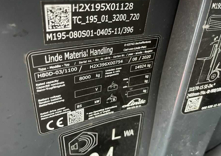 Linde H80D-03/1100 - رافعة شوكية ديزل: صورة 4 Linde H80D-03/1100 - رافعة شوكية ديزل: صورة 4