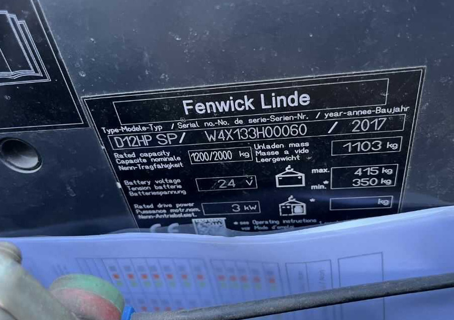 Linde L12LHP - آلة التكديس: صورة 4 Linde L12LHP - آلة التكديس: صورة 4