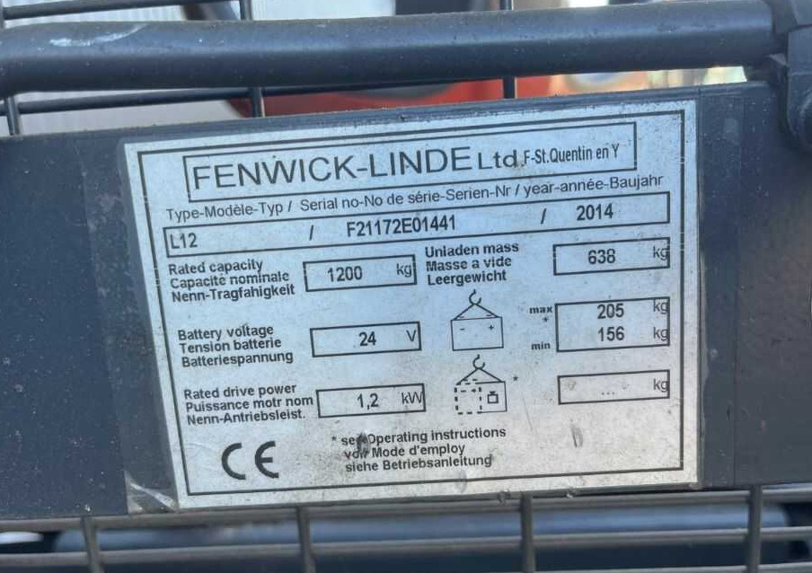 Linde L12 - آلة التكديس: صورة 4 Linde L12 - آلة التكديس: صورة 4
