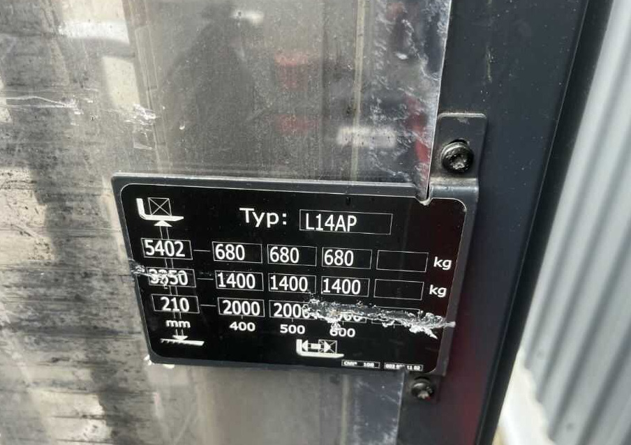 Linde L14APi - آلة التكديس: صورة 5 Linde L14APi - آلة التكديس: صورة 5