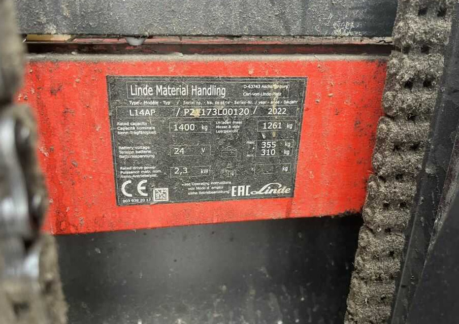 Linde L14APi - آلة التكديس: صورة 4 Linde L14APi - آلة التكديس: صورة 4