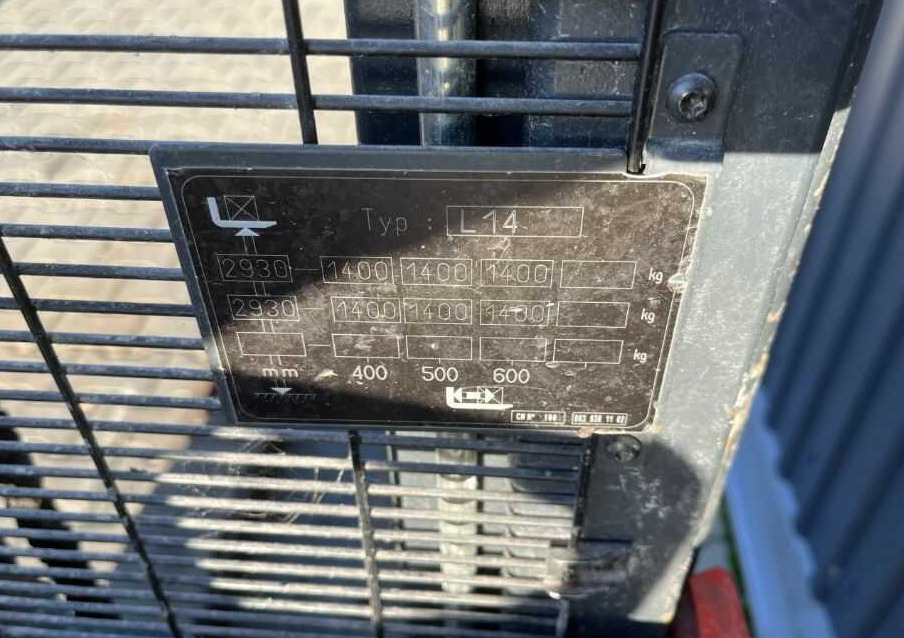 Linde L14 - آلة التكديس: صورة 5 Linde L14 - آلة التكديس: صورة 5