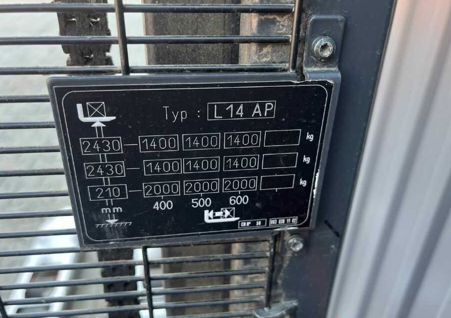 Linde L14lAP - آلة التكديس: صورة 5 Linde L14lAP - آلة التكديس: صورة 5