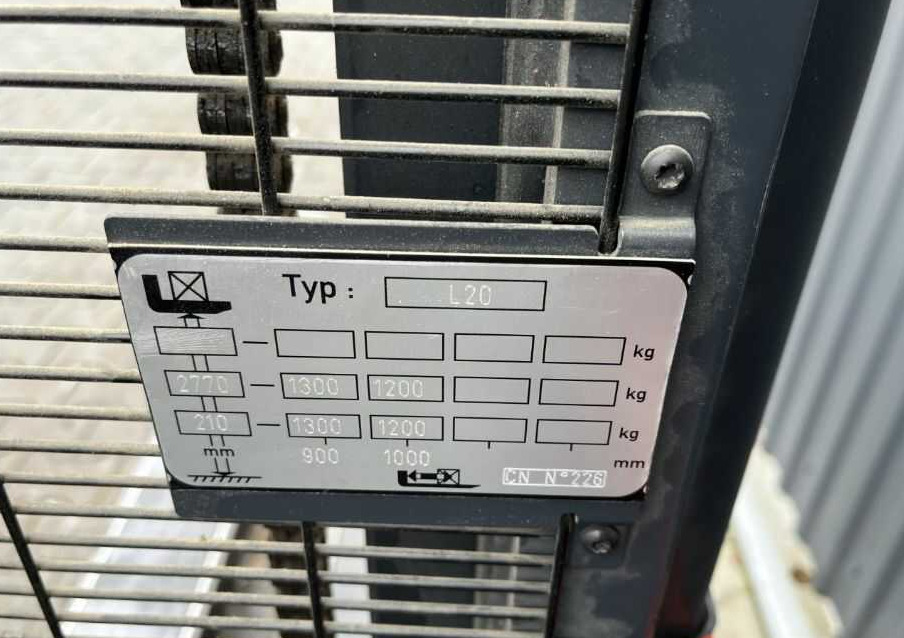 Linde L20 - آلة التكديس: صورة 5 Linde L20 - آلة التكديس: صورة 5
