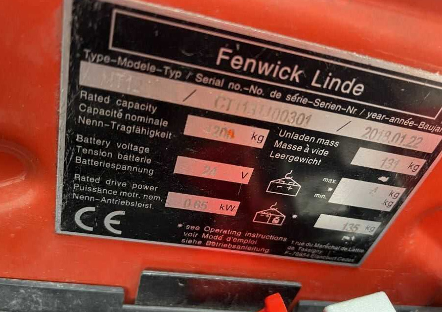 Linde MT12 - شاحنة باليت: صورة 3 Linde MT12 - شاحنة باليت: صورة 3