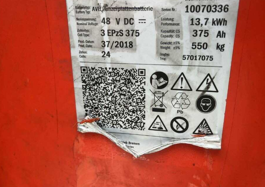 Linde P80 - جرار السحب الكهربائي: صورة 5 Linde P80 - جرار السحب الكهربائي: صورة 5