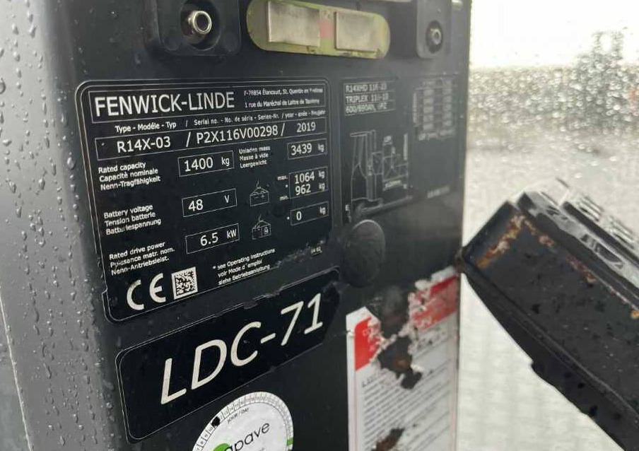 Linde R14X - شاحنة مناوِلة: صورة 4 Linde R14X - شاحنة مناوِلة: صورة 4