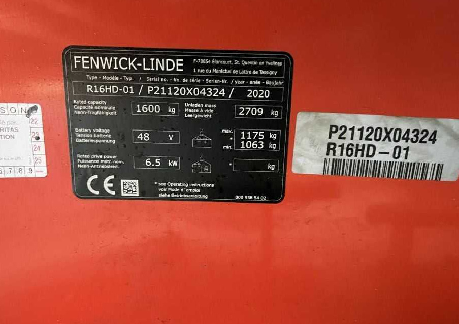 Linde R16HD-01 - شاحنة مناوِلة: صورة 4 Linde R16HD-01 - شاحنة مناوِلة: صورة 4