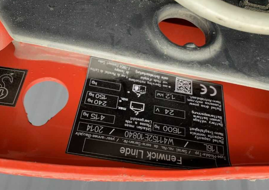 Linde T16L - شاحنة باليت: صورة 4 Linde T16L - شاحنة باليت: صورة 4