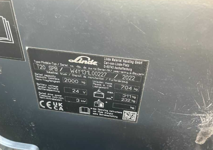 Linde T20SPB - شاحنة باليت: صورة 4 Linde T20SPB - شاحنة باليت: صورة 4
