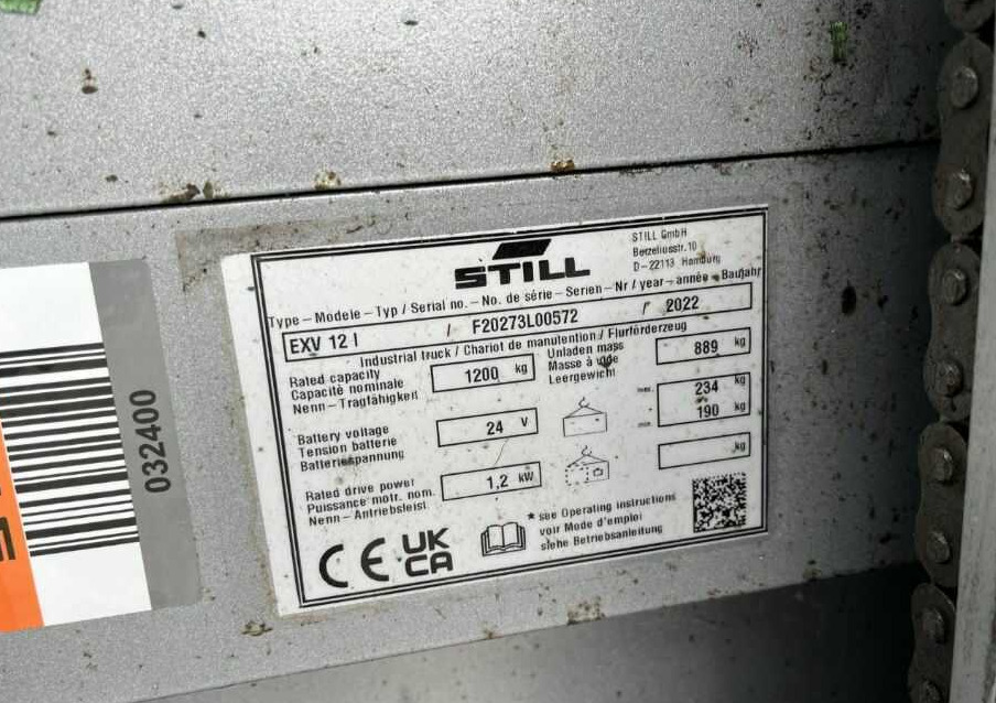 Still EXV12i - آلة التكديس: صورة 4 Still EXV12i - آلة التكديس: صورة 4