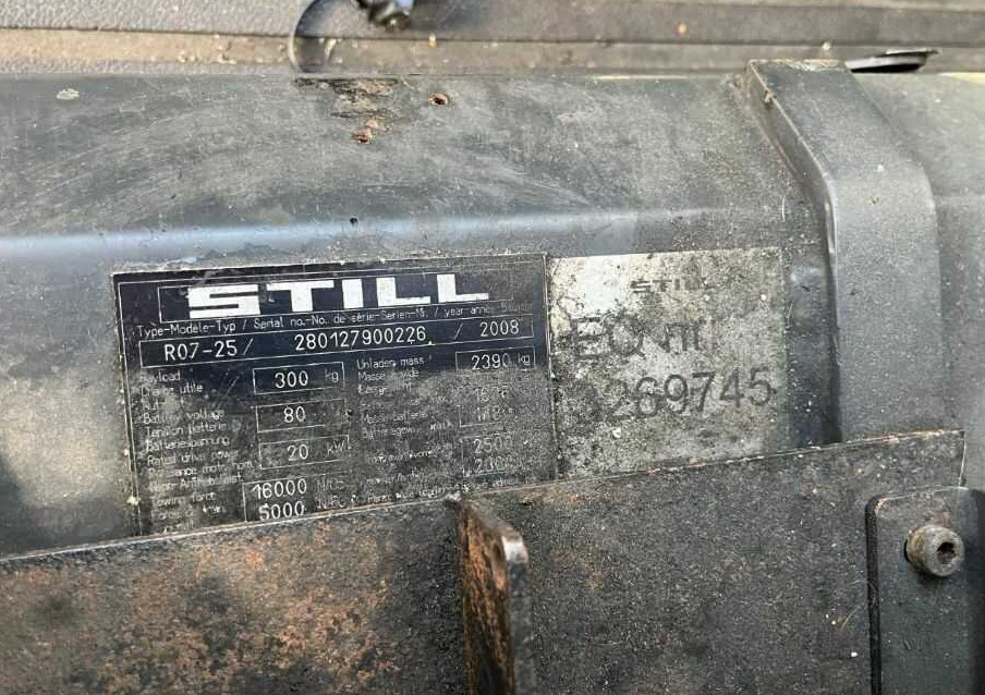 Still R07-25 - جرار السحب الكهربائي: صورة 4 Still R07-25 - جرار السحب الكهربائي: صورة 4