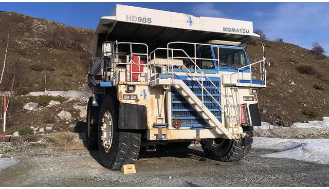 Komatsu HD985 - شاحنة التعدين: صورة 1 Komatsu HD985 - شاحنة التعدين: صورة 1