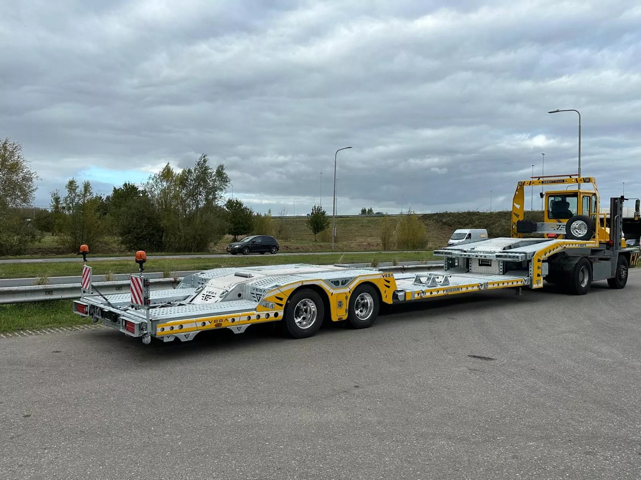جديدة نصف مقطورة نقل السيارات Vegamax (2 Axle Truck Transport): صورة 15