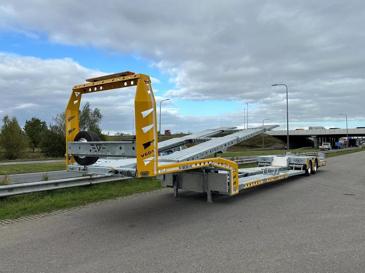 جديدة نصف مقطورة نقل السيارات Vegamax (2 Axle Truck Transport): صورة 12