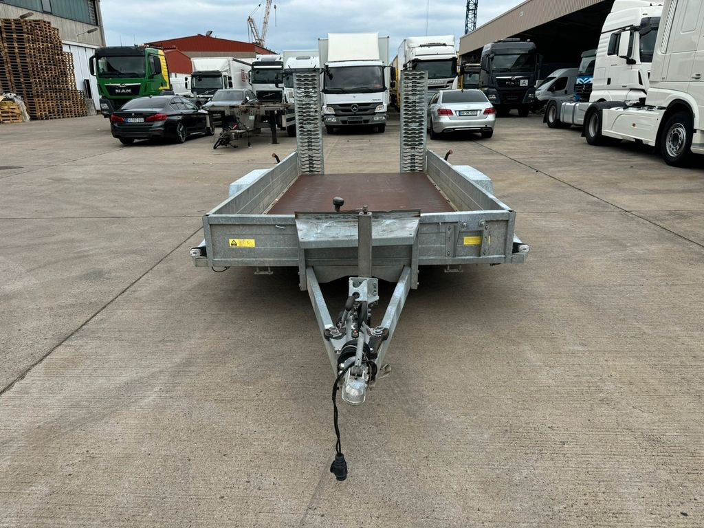 Saris TIEFLADER MIT RAMPEN*TÜV*4 M LANG*TROMMELBREMSEN - مقطورة مسطحة منخفضة: صورة 2 Saris TIEFLADER MIT RAMPEN*TÜV*4 M LANG*TROMMELBREMSEN - مقطورة مسطحة منخفضة: صورة 2