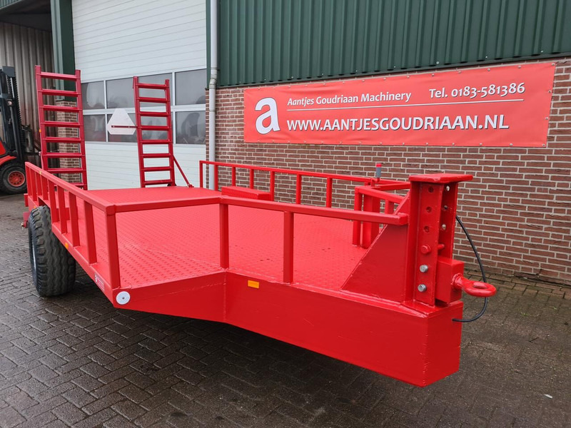 Oprijwagen/ bakkenwagen - مقطورات مسطحة: صورة 5 Oprijwagen/ bakkenwagen - مقطورات مسطحة: صورة 5