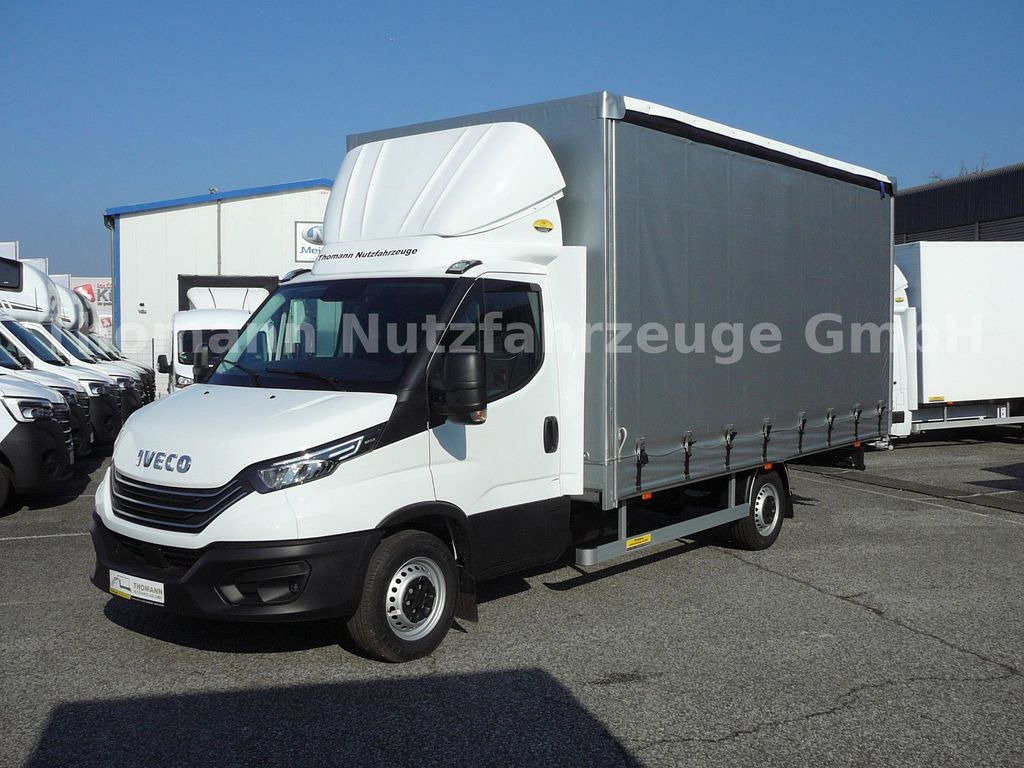 Iveco Daily 35S18 Pritsche Plane Edscha Verdeck - شاحنة ستارة جانبية: صورة 2 Iveco Daily 35S18 Pritsche Plane Edscha Verdeck - شاحنة ستارة جانبية: صورة 2