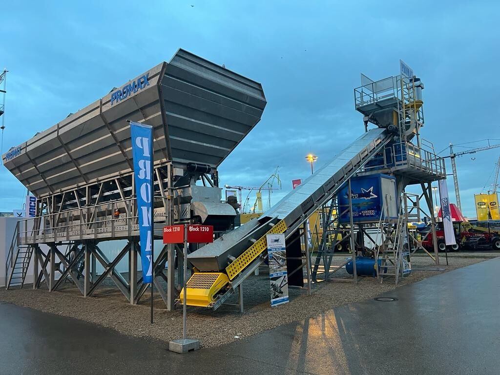 Promax GALVANIZED Compact Concrete Batching Plant C120-TWN-LINE (120m3/ - خزان الأسمنت: صورة 1 Promax GALVANIZED Compact Concrete Batching Plant C120-TWN-LINE (120m3/ - خزان الأسمنت: صورة 1
