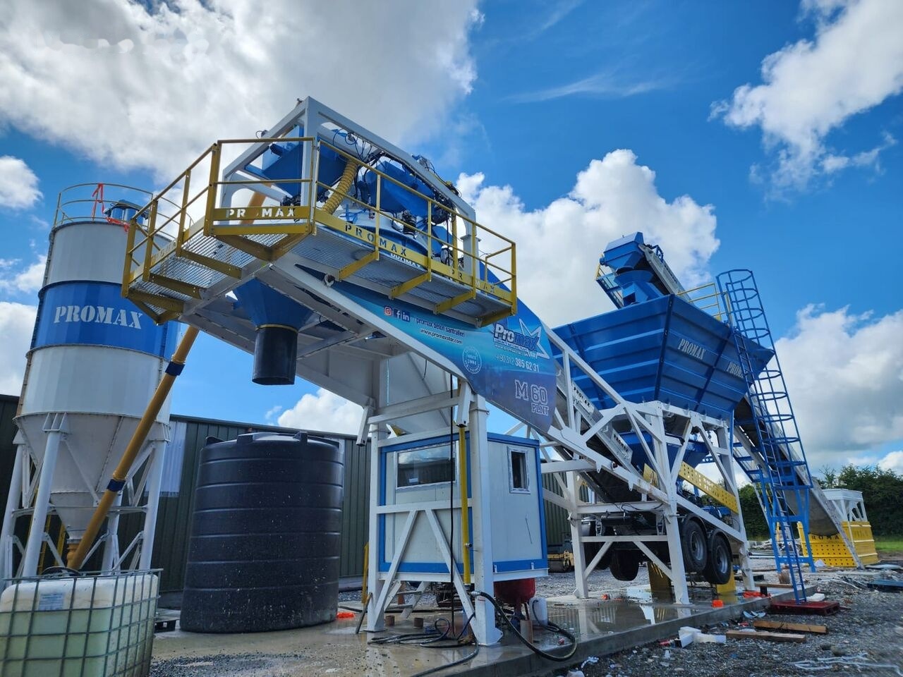Promax Mobile Concrete Batching Plant PROMAX M60-PLNT (60m³/h) - خزان الأسمنت: صورة 4 Promax Mobile Concrete Batching Plant PROMAX M60-PLNT (60m³/h) - خزان الأسمنت: صورة 4