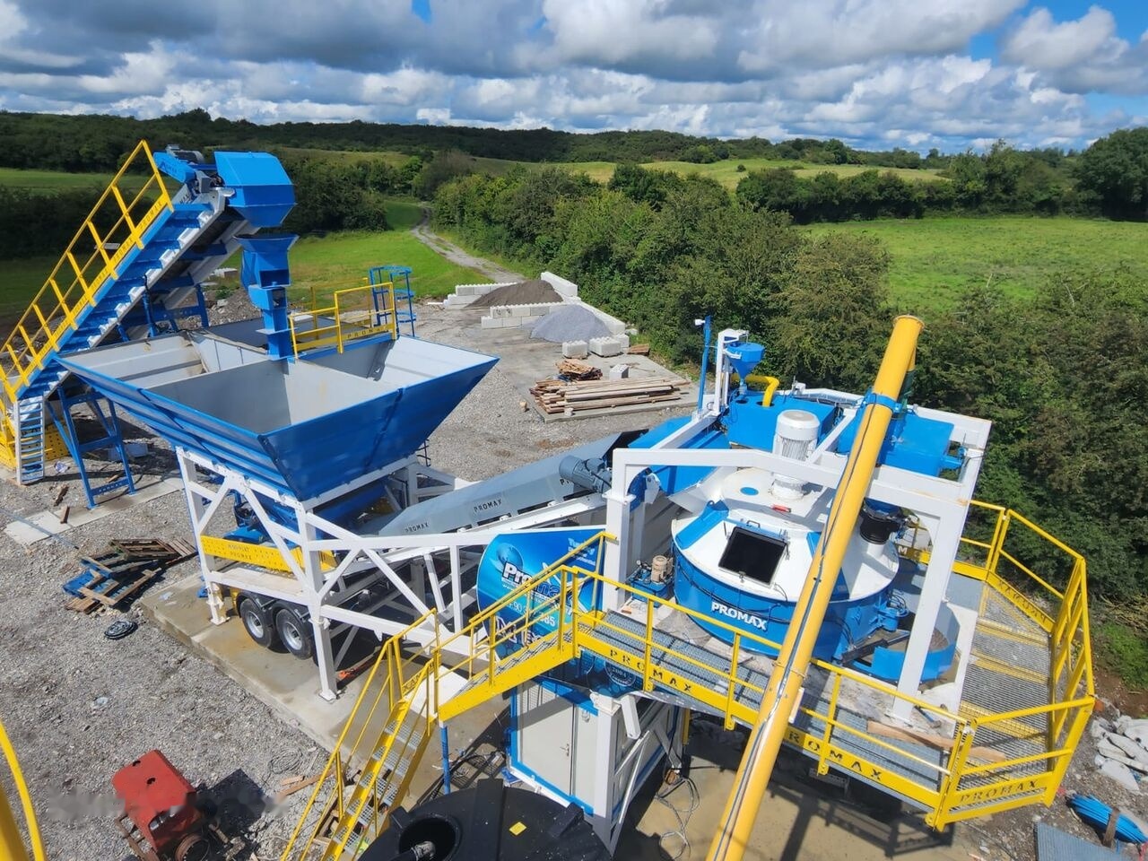 Promax Mobile Concrete Batching Plant PROMAX M60-PLNT (60m³/h) - خزان الأسمنت: صورة 2 Promax Mobile Concrete Batching Plant PROMAX M60-PLNT (60m³/h) - خزان الأسمنت: صورة 2