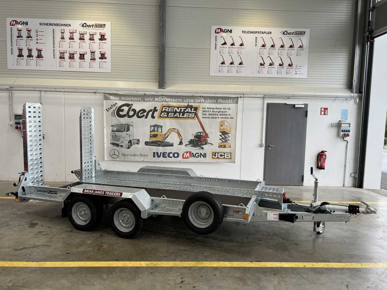 Brian James Cargo Digger Plant 2 / Länge 3.700mm / 3.500kg - مقطورة مسطحة منخفضة: صورة 1 Brian James Cargo Digger Plant 2 / Länge 3.700mm / 3.500kg - مقطورة مسطحة منخفضة: صورة 1