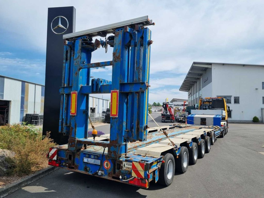 Goldhofer STZ-H6-57/80A Teleskop-Tieflader Waggontransport - عربة منخفضة مسطحة نصف مقطورة: صورة 2 Goldhofer STZ-H6-57/80A Teleskop-Tieflader Waggontransport - عربة منخفضة مسطحة نصف مقطورة: صورة 2